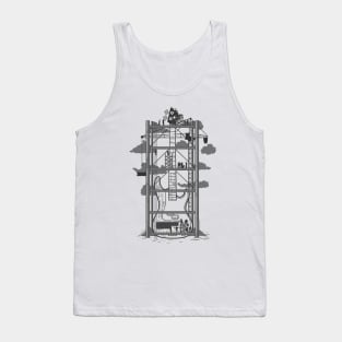 Building music with a fantastic bass guitar Tank Top